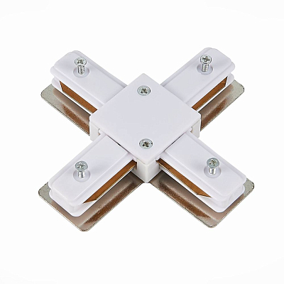 ST002.549.00 Коннектор X-образный ST-Luce Белый БЭЙС 400_400_2951744